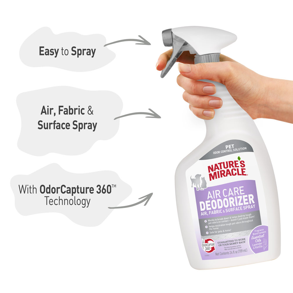 Air Care Deodorizer Air Fabric and Surface Spray Lavender